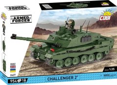 Britský tank Challenger 2 - Plastová stavebnica COBI