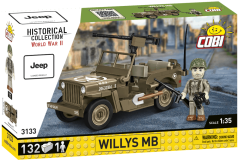 Jeep Willys MB  WWII  - Plastová stavebnica COBI