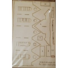 Kostel svatého Jana - Laserové doplňky - kostra