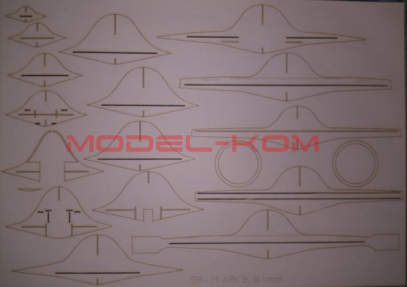 SR-71A - Laserové doplňky - kostra