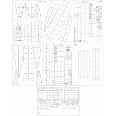 Krížnik Trento - Laserové doplnky - kostra