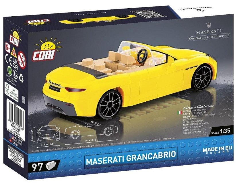 Maserati GranCabrio - Plastová stavebnice COBI
