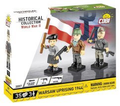 3 figures: Warsaw Uprising 1944 - COBI plastic kit