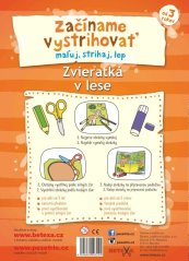 Začíname vystrihovať - ​​Zvieratká v lese