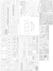 Raketa V2 na platformě SSlma44 - Laserové doplňky - kostra
