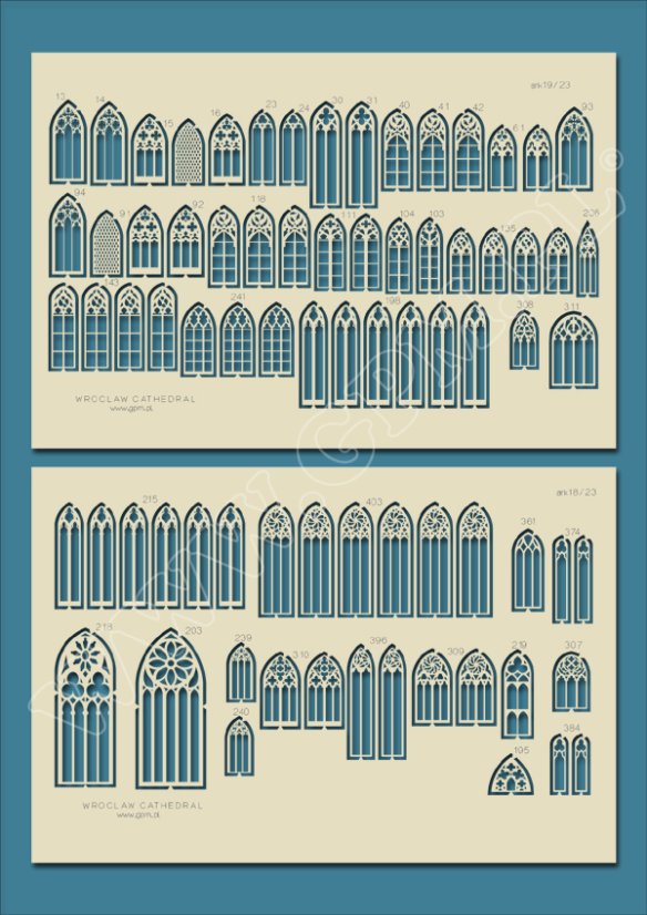Katedrála sv. Jana Křtitele (Vratislav) - Laserové doplňky - kostra, detaily