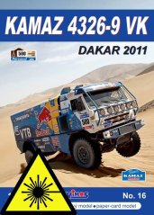 Kamaz 4326-9 VK Dakar 2011 1:25 - Comfort pack