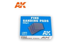 AK Interactive - Fine Sanding Pads 4x400 grit - AK9018