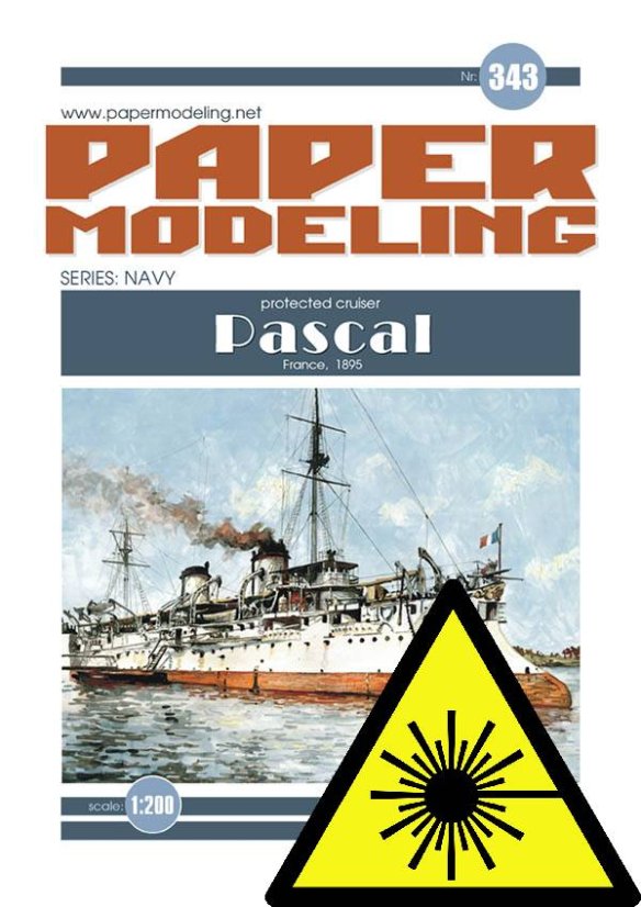 Křižník Pascal - Laserové doplňky - dřevěná paluba