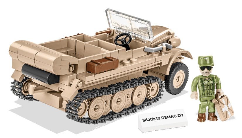 Sd.Kfz10 DEMAG D7 WWII - Plastová stavebnice COBI