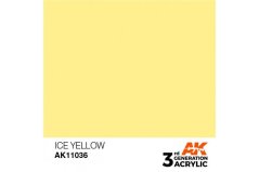 Akrylová farba AK Interactive AK11036 Ice Yellow (ľadovo žltá, 17 ml)