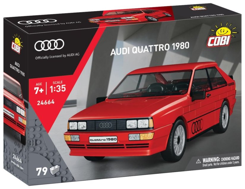 Audi Quattro 1980 - Plastová stavebnice COBI