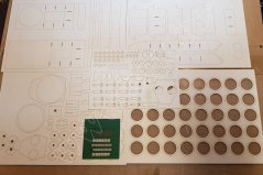 Panzerkampfwagen T-34-747 (r) Prochorowka - Laser accessories - skeleton, wheel parts