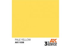 Akrylová farba AK Interactive AK11038 Pale Yellow (bledožltá, 17 ml)