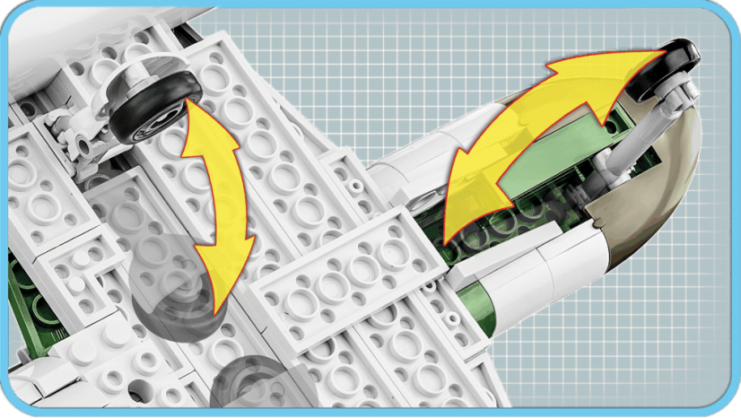 Messerschmitt ME 262A-1A WWII - Plastová stavebnice COBI