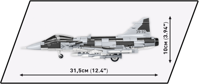 SAAB JAS 39 Gripen E - Plastová stavebnica COBI