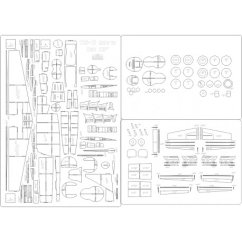 Ts-11 Iskra bis DF 1716 - Laserové doplňky - kostra