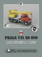 Praga V3S AD 080 - Laserové doplnky - dezény, detaily