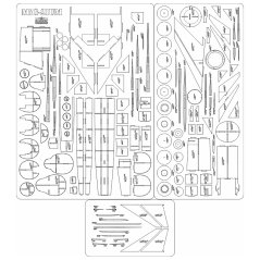 MiG-21 UM - Laserové doplnky - kostra