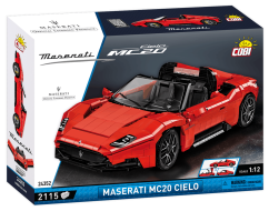 Maserati MC20 CIELO, 1:12 - Plastová stavebnica COBI