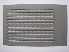 Railing 3 rows bevel (100 cm) 1:200