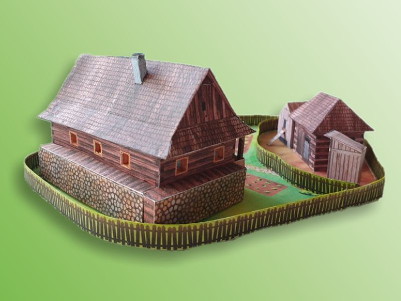 Valašská dřevěnice se zázemím