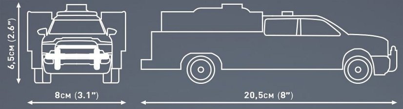 RAM 3500 Hasiči - Plastová stavebnice COBI