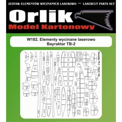 Bayraktar TB-2 - Laserové doplňky - kostra