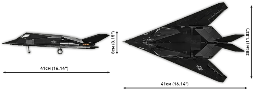 Lockheed F-117 Nighthawk - Plastová stavebnice COBI