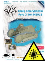 Tank Ford M1918 třítunový - Laserové doplňky - kostra, pásy