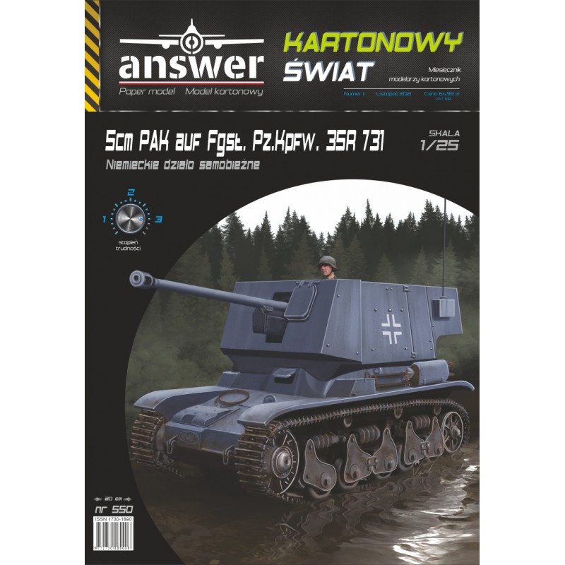 5cm PAK auf Fgst. Pz.Kpfw. 35R 731