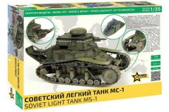 Zvezda - Model Kit military 3716 - SOVIET LIGHT TANK MS-1 (1:35) – detail 0