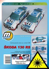 Škoda 130RS Rallye Monte Carlo - Laserové doplňky