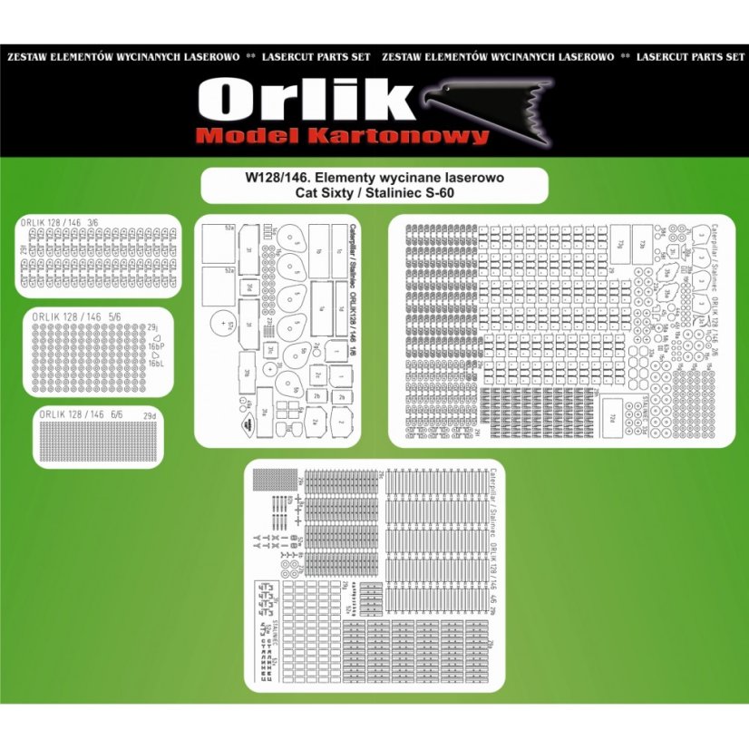 Stalinec S-60 - Laserové doplňky - kostra, pásy