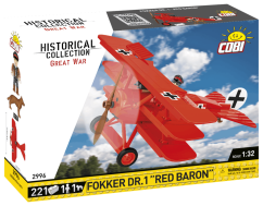 FOKKER Dr. I - Rudý Baron - Plastová stavebnice COBI