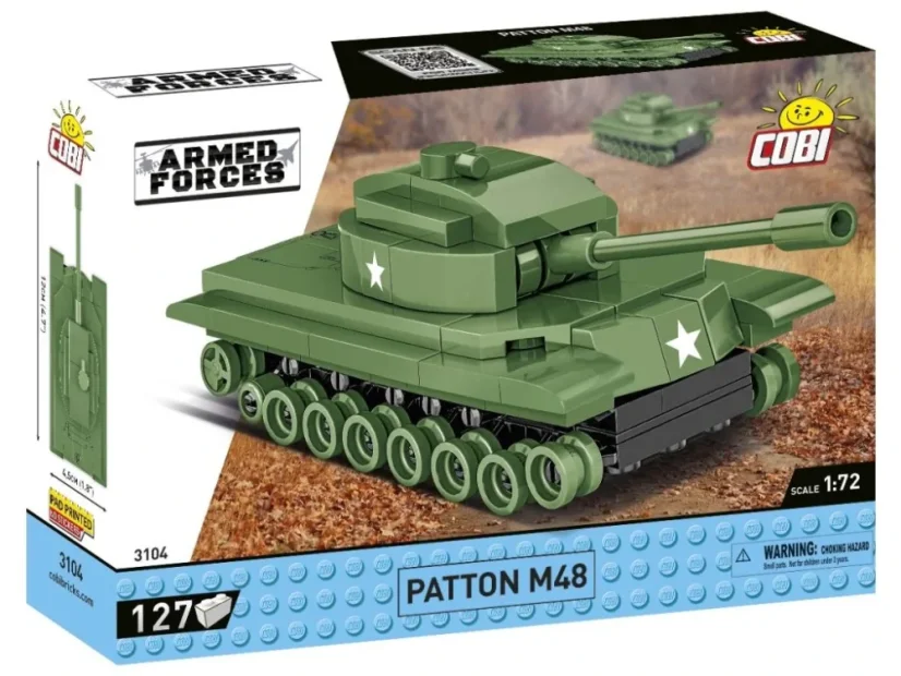 Mini Tanky - Patton M48 - Plastová stavebnica COBI