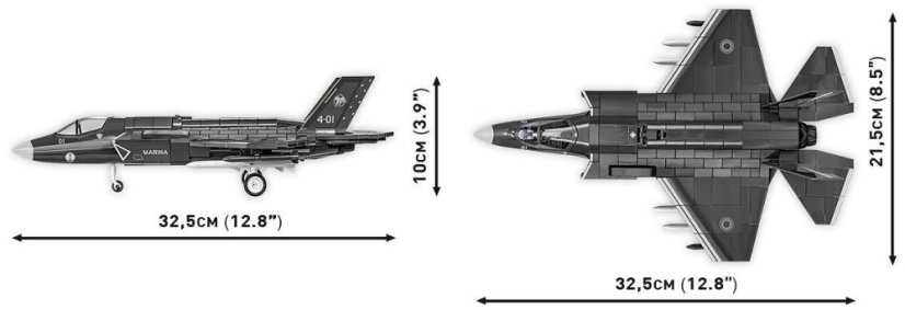 F-35B STOVL Lightning II - Plastová stavebnice COBI