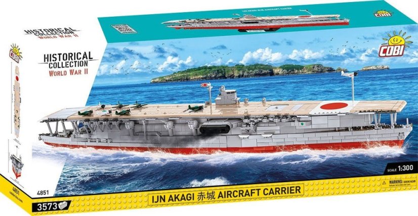 Japonská letadlová loď IJN AKAGI - Plastová stavebnice COBI