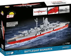 Bojová loď Bismarck WWII – plastová stavebnica COBI