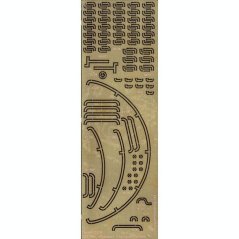 Photo-etched parts for ST 490, Project 327A (Orel)