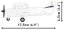 Cessna 172 Skyhawk - bílá - Plastová stavebnice COBI