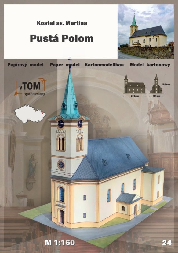 Kostel sv. Martina - Pustá Polom
