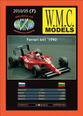Ferrari 641' 1990 - Papírový model