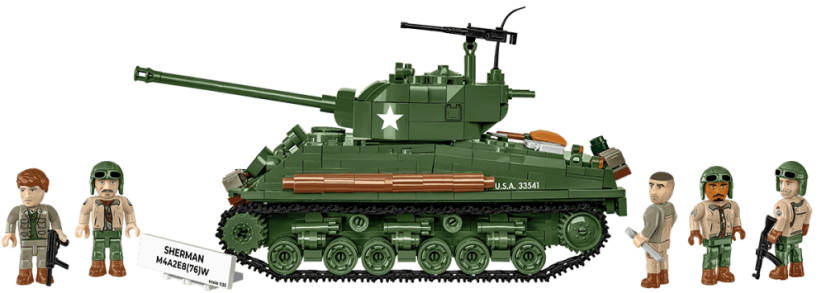 Sherman M4A2E8(76)W - Plastová stavebnice COBI