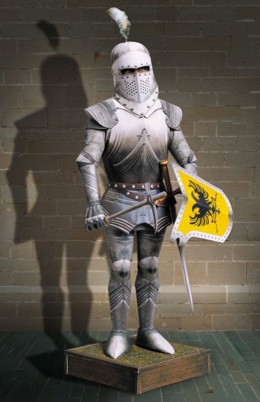 Rytíř v brnění