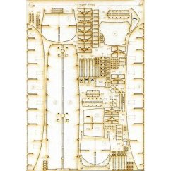 Fregata “Oryol”  - Laserové doplňky - kostra