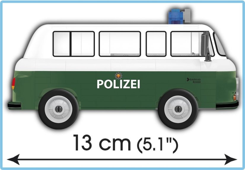 Barkas B1000 Policie - Plastová stavebnice COBI