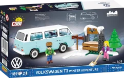 Volkswagen T3 – zimné dobrodružstvo - Plastová stavebnica COBI