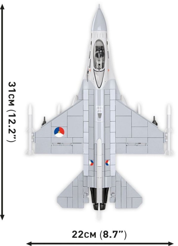 F-16AM Fighting Falcon - Plastová stavebnice COBI