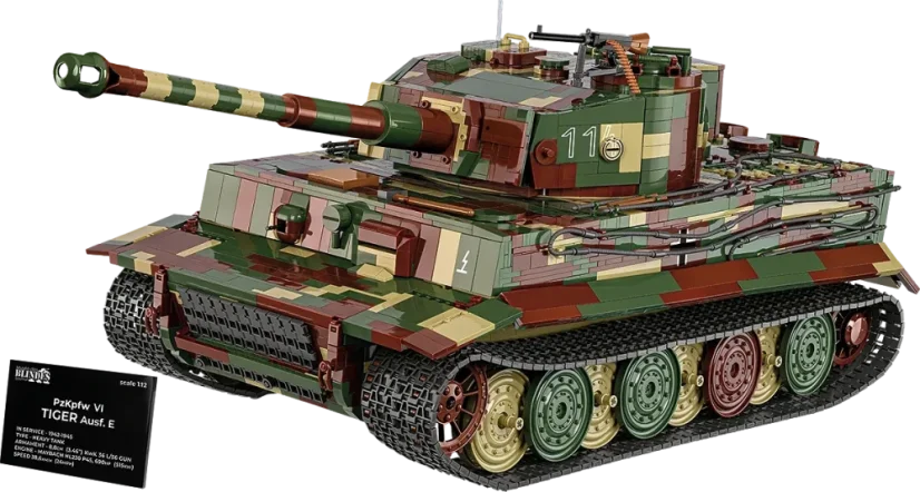 PzKpfw VI Ausf. E- Executive Edition 1:12 - Plastová stavebnice COBI